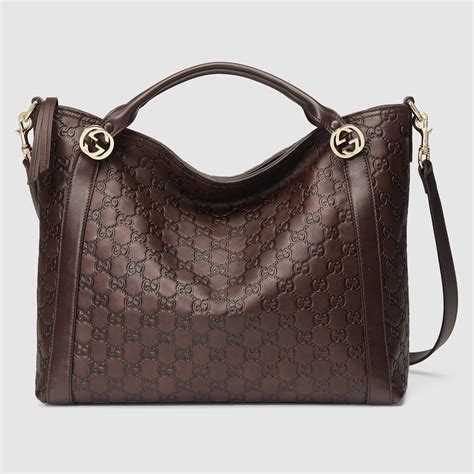 dark brown gucci bag|gucci dark brown leather bag.